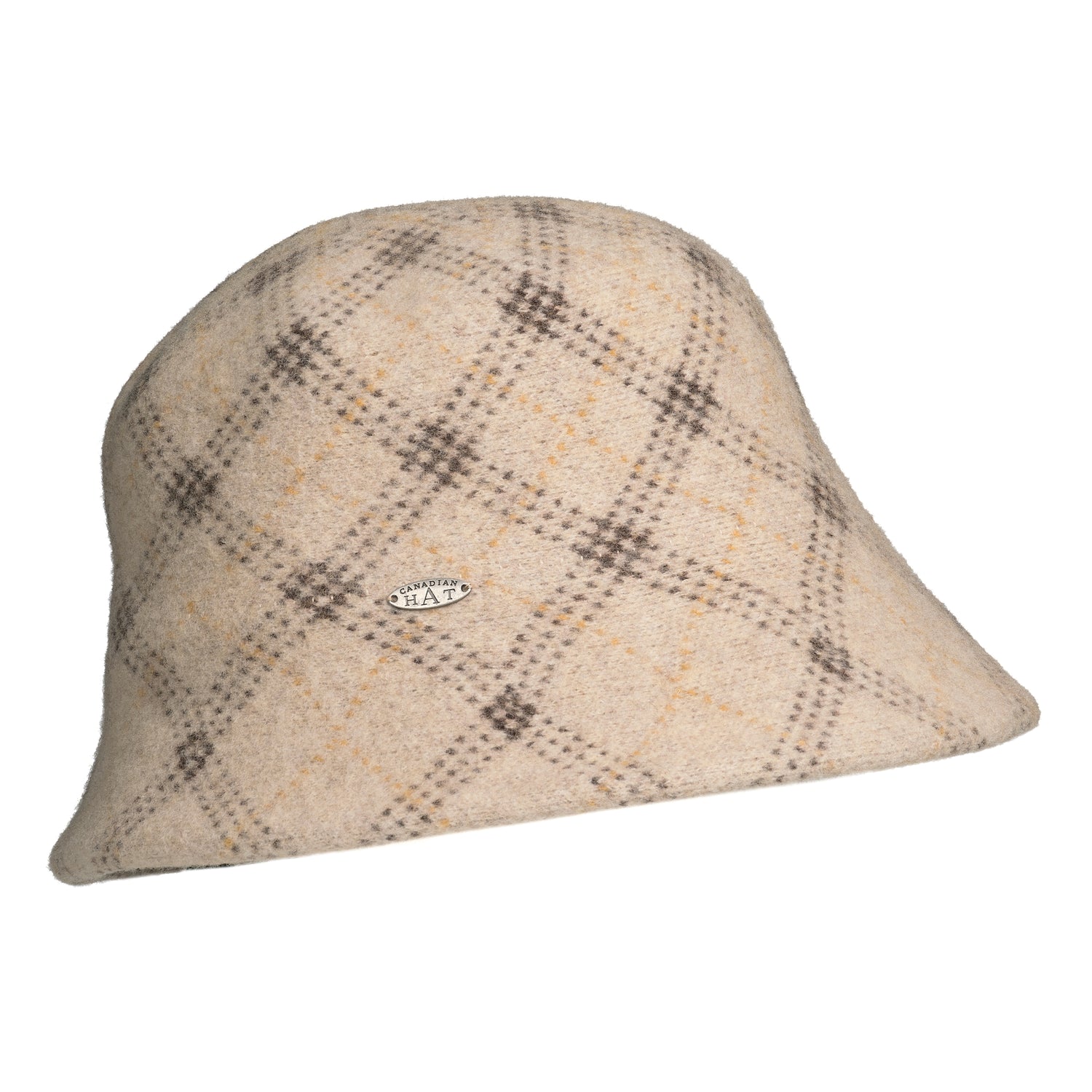 CAMIYAH - CLOCHE À CARREAUX JACQUARD