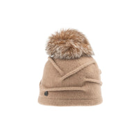 CLARETA - TUQUE ORMOS PLISSÉE AVEC POMPON