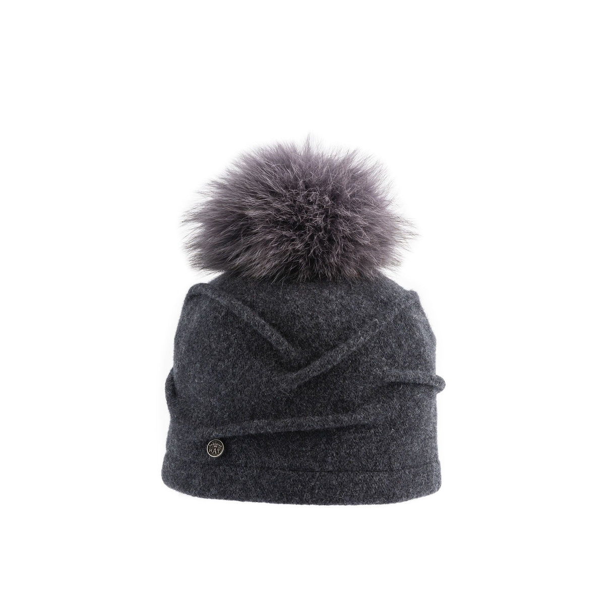 CLARETA - TUQUE ORMOS PLISSÉE AVEC POMPON