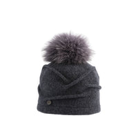 CLARETA - TUQUE ORMOS PLISSÉE AVEC POMPON