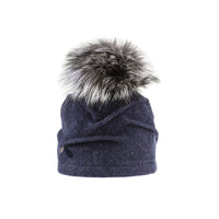 CLARETA - TUQUE ORMOS PLISSÉE AVEC POMPON