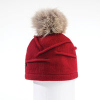 CLARETA - TUQUE ORMOS PLISSÉE AVEC POMPON