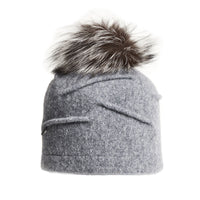 CLARETA - TUQUE ORMOS PLISSÉE AVEC POMPON