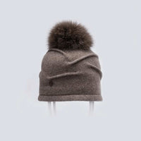 CLARETA - TUQUE ORMOS PLISSÉE AVEC POMPON