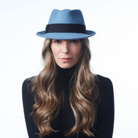 FAUSTIN - CHAPEAU FEDORA UNISEXE EN FEUTRE AVEC BOUCLE