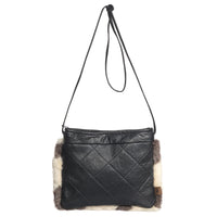 BONNIE S - FLAT CROSSBODY BAG W SHEARLING