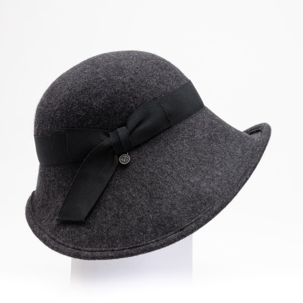 ROSE - GRAND CLOCHE EN LAINE AVEC BOUCLE
