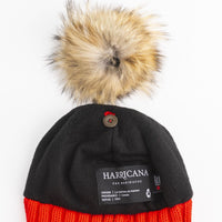 DETACHABLE POMPOM IN UPCYCLED FUR