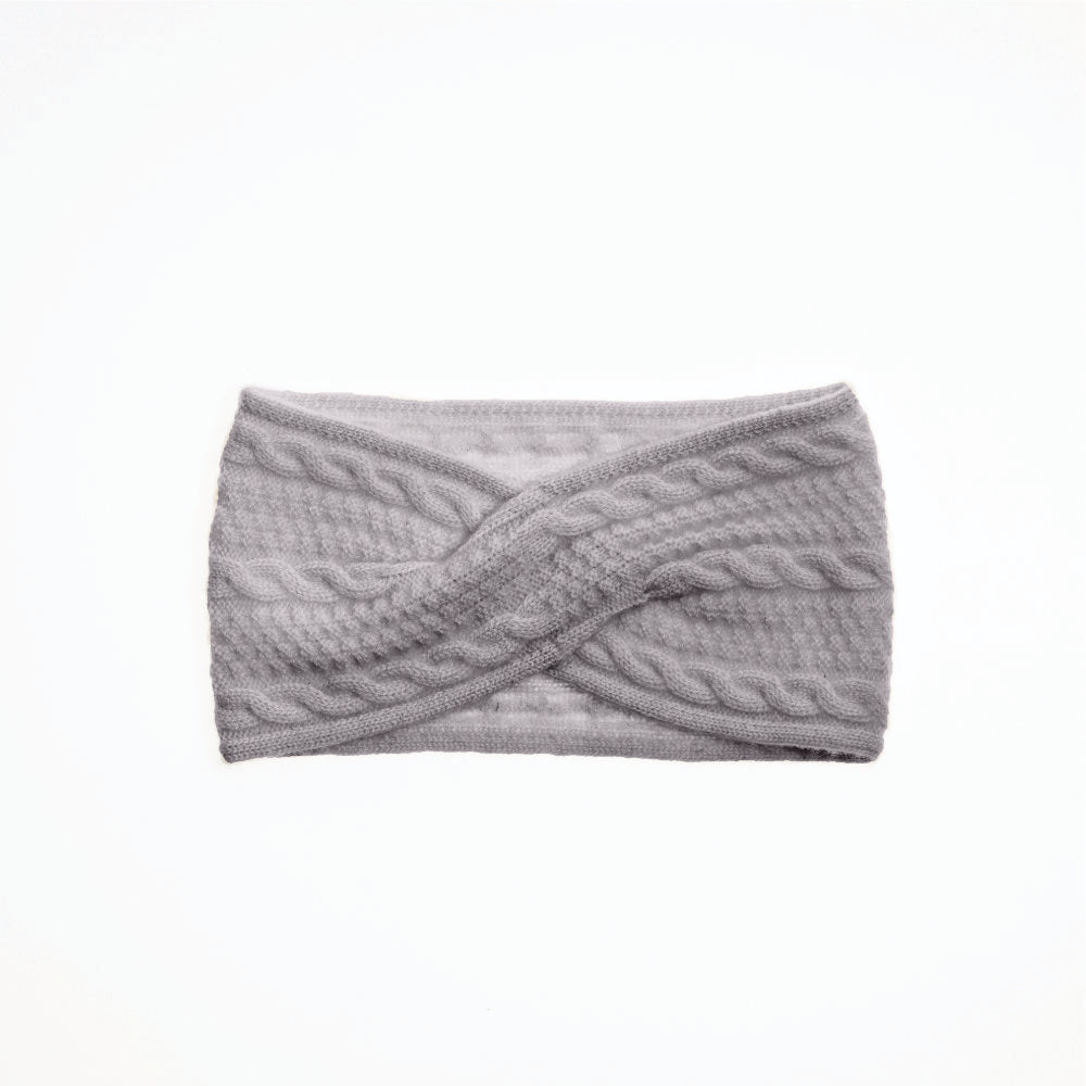 CASHMERE CABLE HEADBAND